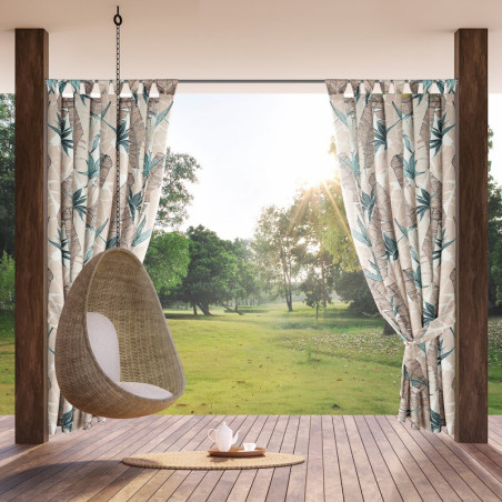 ZASŁONA GOTOWA GARDEN 8 NA SZELKACH 155 X 260 CM BEŻOWY - 11