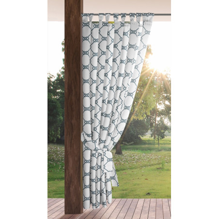 ZASŁONA GOTOWA GARDEN 16 NA SZELKACH 155 X 200 CM BIAŁY - 2