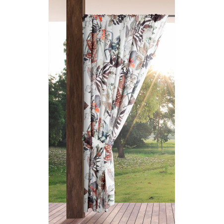 ZASŁONA GOTOWA GARDEN 21 NA TAŚMIE 155 X 200 CM BIAŁY - 2
