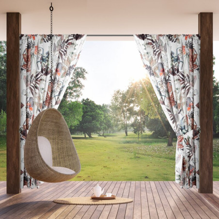 ZASŁONA GOTOWA GARDEN 21 NA TAŚMIE 155 X 200 CM BIAŁY - 11