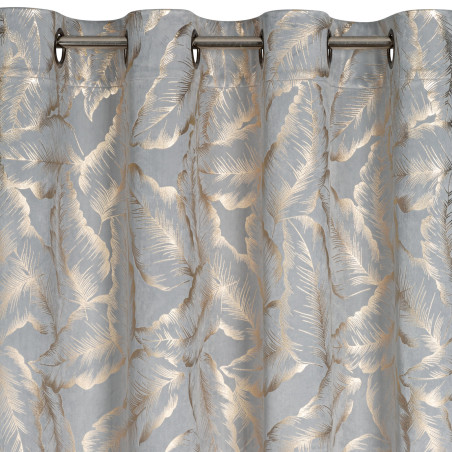 ZASŁONA GOTOWA MILENA 140 X 250 CM SREBRNY - 4