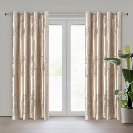 ZASŁONA GOTOWA IDALIA 140 X 250 CM BEŻOWY - 11