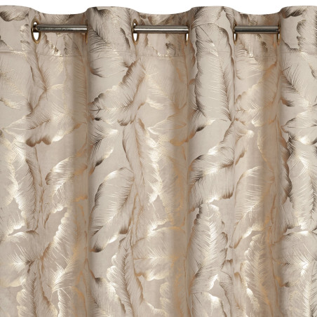 ZASŁONA GOTOWA MILENA 140 X 250 CM BEŻOWY - 4