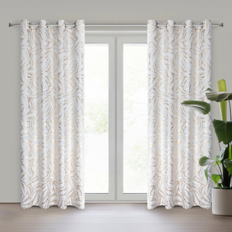 ZASŁONA GOTOWA MILENA 140 X 250 CM BIAŁY - 11
