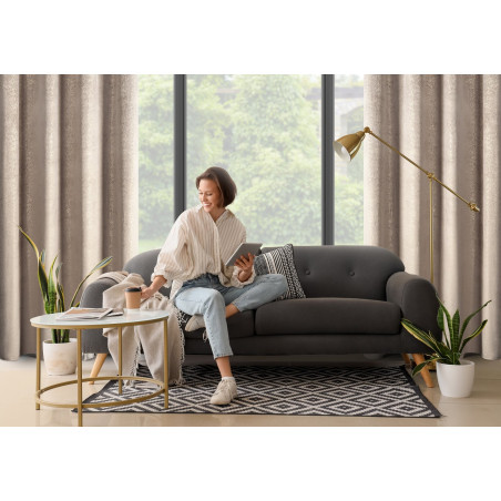ZASŁONA GOTOWA BETHY 135 X 250 CM BRĄZOWY - 7