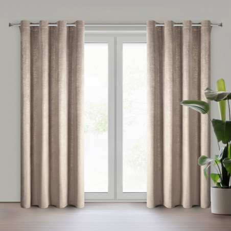 ZASŁONA GOTOWA BETHY 135 X 250 CM BRĄZOWY - 9