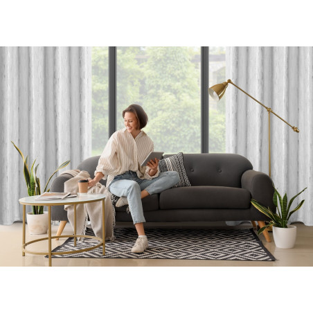 ZASŁONA GOTOWA ARNITA 140 X 250 CM BIAŁY - 9