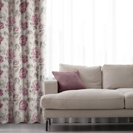 ZASŁONA GOTOWA DAVENA 140 X 250 CM NATURALNY - 9