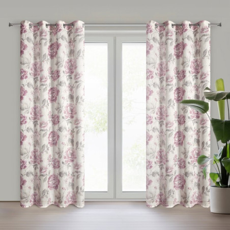ZASŁONA GOTOWA DAVENA 140 X 250 CM NATURALNY - 11