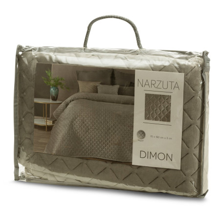 NARZUTA DIMON 200 X 220 CM CIEMNOBEŻOWY - 2