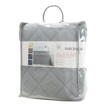 NARZUTA D91 ALARA6 200 X 220 CM SREBRNY - 2