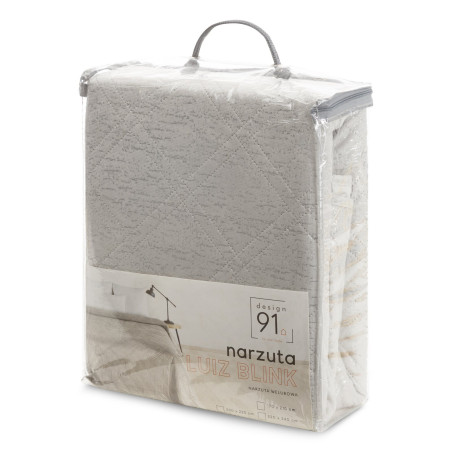 NARZUTA D91 LUIZ 170 X 210 CM SREBRNY - 2