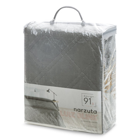 NARZUTA D91 LUIZ 200 X 220 CM STALOWY - 2