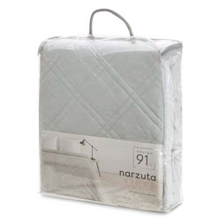 NARZUTA D91 LUIZ 8 200 X 220 CM SREBRNY - 2