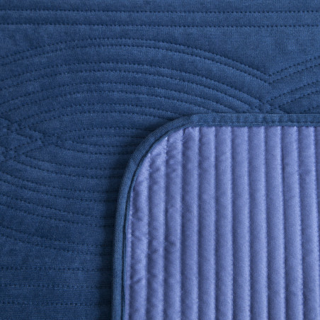 NARZUTA VELVET2 220 X 240 CM GRANATOWY - 4