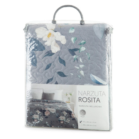 NARZUTA ROSITA 170 X 210 CM SREBRNY - 2