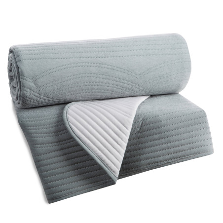 NARZUTA VELVET2 170 X 210 CM SREBRNY - 2