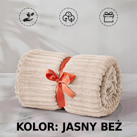 Koc 160x200cm NARZUTA KAPA PLED Łóżko Kanapę Lekki 3D Wytłaczany CHABROWY - 6 Koc 160x200cm NARZUTA KAPA PLED Łóżko Kanapę Lekki 3D Wytłaczany CHABROWY - 6