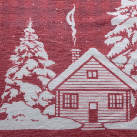 KOC ŚWIĄTECZNY RUDOLF 200 X 220 CM CZERWONY - 4