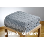 Gruby Koc 300g - zdobiony wytłaczanym wzorem - efekt 3D 200x220cm SZARY - 3 Gruby Koc 300g - zdobiony wytłaczanym wzorem - efekt 3D 200x220cm SZARY - 3