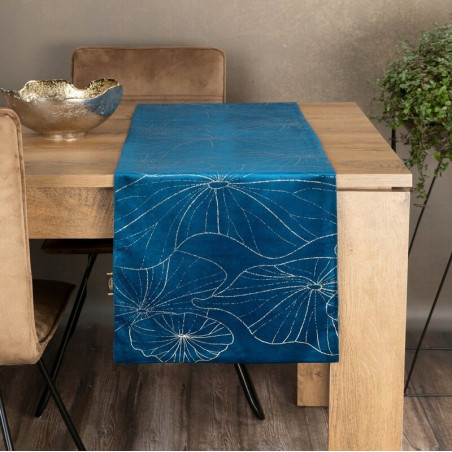 OBRUS BLINK 18 35 X 140 CM GRANATOWY - 3