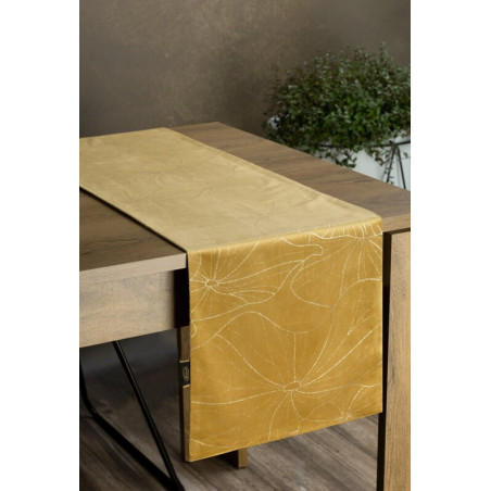 OBRUS BLINK 18 35 X 140 CM ZŁOTY - 1