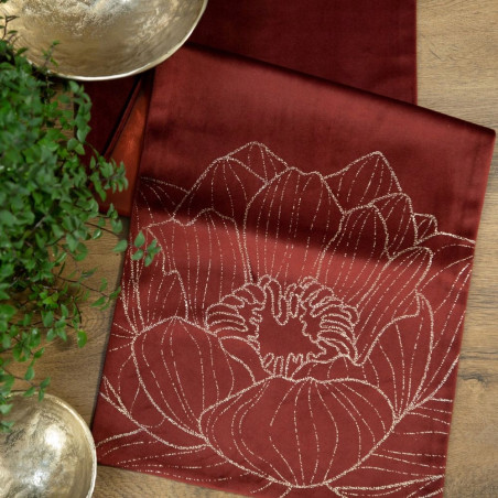 OBRUS BLINK 13 35 X 180 CM CEGLASTY - 13