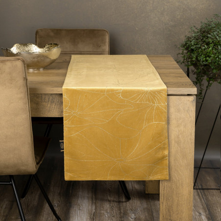 OBRUS BLINK 18 35 X 140 CM MIODOWY - 2