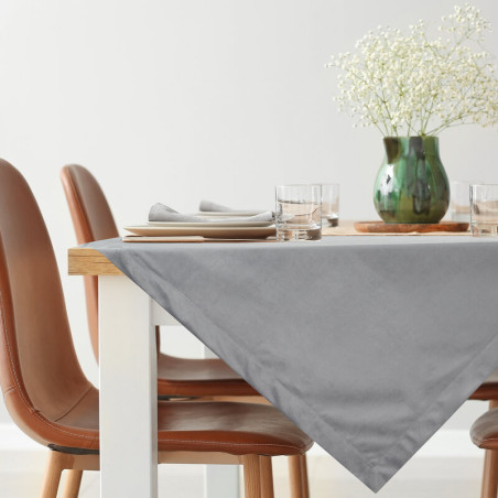OBRUS MELINDA 85 X 85 CM STALOWY - 6
