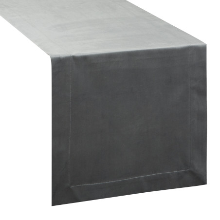 OBRUS MELINDA 40 X 140 CM STALOWY - 3