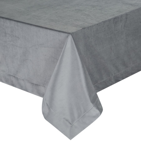OBRUS MELINDA 140 X 220 CM STALOWY - 3