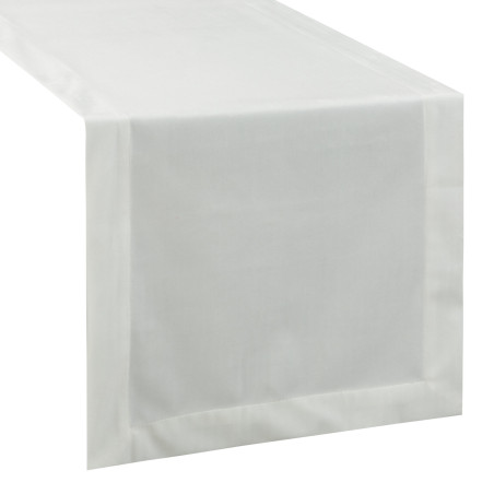 OBRUS MELINDA 40 X 140 CM BIAŁY - 3