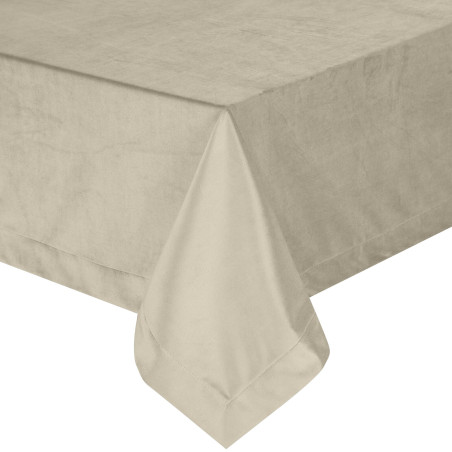 OBRUS MELINDA 140 X 180 CM BEŻOWY - 3