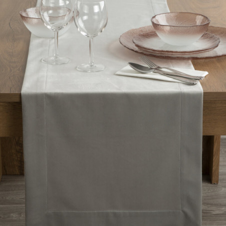 OBRUS MELINDA 40 X 140 CM SREBRNY - 6