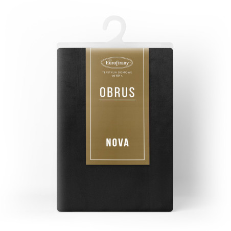 OBRUS MELINDA 140 X 180 CM CZARNY - 2