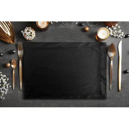 OBRUS MELINDA 140 X 220 CM CZARNY - 6