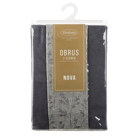 OBRUS ANITA 6 140 X 180 CM STALOWY - 2