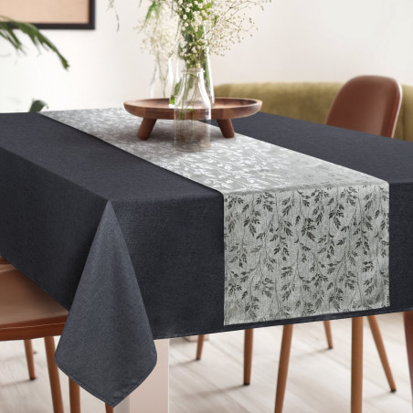 OBRUS ANITA 6 140 X 220 CM STALOWY - 6