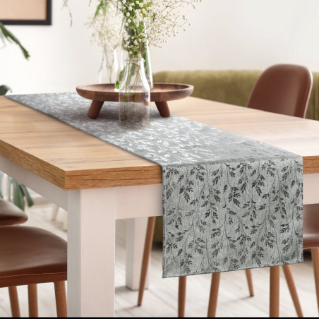 OBRUS SIMONA 140 X 180 CM SREBRNY - 6
