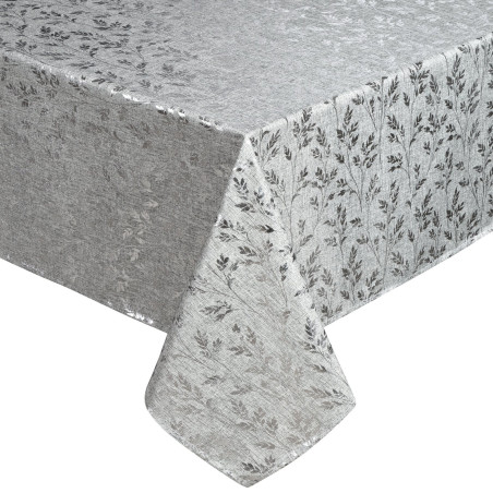 OBRUS SIMONA 140 X 220 CM SREBRNY - 3