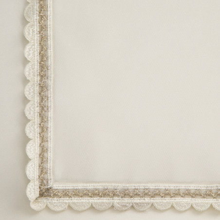 OBRUS LACE 40 X 140 CM KREMOWY - 3
