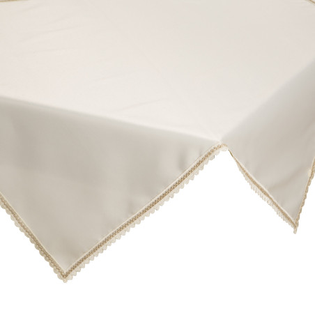 OBRUS LACE 85 X 85 CM KREMOWY - 2