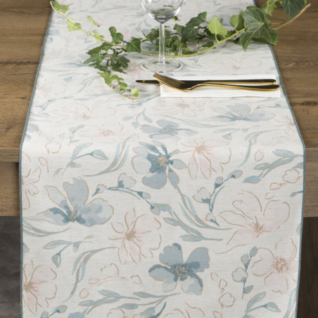 OBRUS INES 10 40 X 140 CM NATURALNY - 1