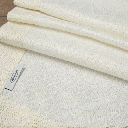 OBRUS LILIAN 40 X 180 CM KREMOWY - 5