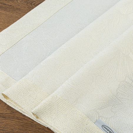 OBRUS LILIAN 40 X 180 CM KREMOWY - 7