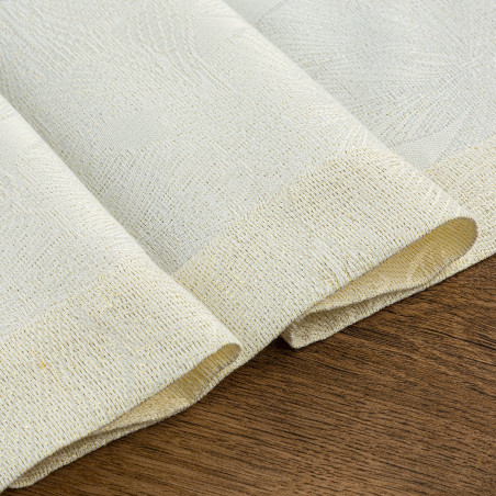 OBRUS LILIAN 40 X 200 CM KREMOWY - 8