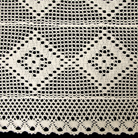 OBRUS OLIVIA 85 X 85 CM JASNOBEŻOWY - 3