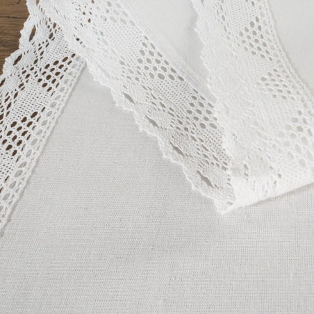 OBRUS NATALY 40 X 140 CM BIAŁY - 4