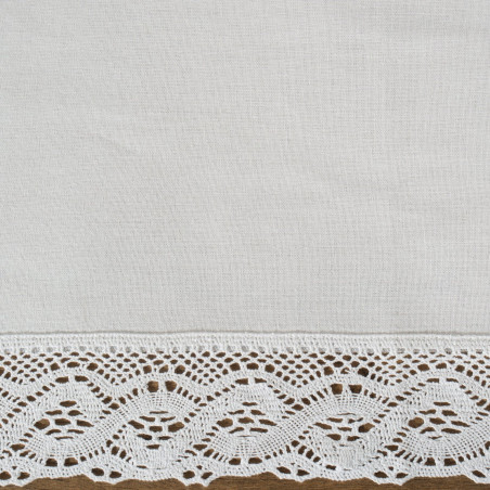 OBRUS SUSAN 40 X 140 CM BIAŁY - 3