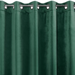 Zasłona Villa 140x250cm - Ciemny Zielony - Przelotki - 4 Zasłona Villa 140x250cm - Ciemny Zielony - Przelotki - 4